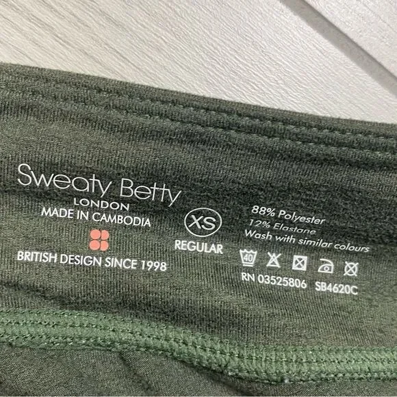 Sweaty Betty | Olive Green Athletic Jogger Pants Size XS - Picture 8 of 8